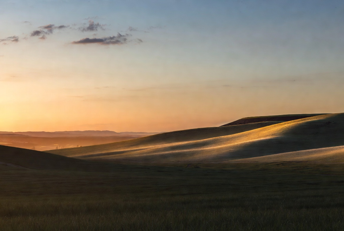Hopeful American sunrise
